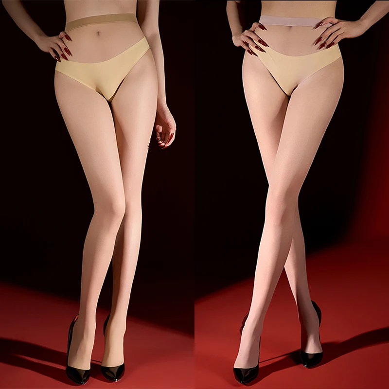 1/2 Pairs 0D Ultra Dunne Zomer Panty Vrouwen Naadloze Kruis Slanke Sheer Panty Hoge Kwaliteit Kous