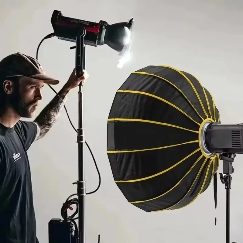 Soft Box Lighting Kit Outdoor Portable Studio Photography Octagonal Umbrella Soft Box with Bowen Mount Photo Studio Light Box