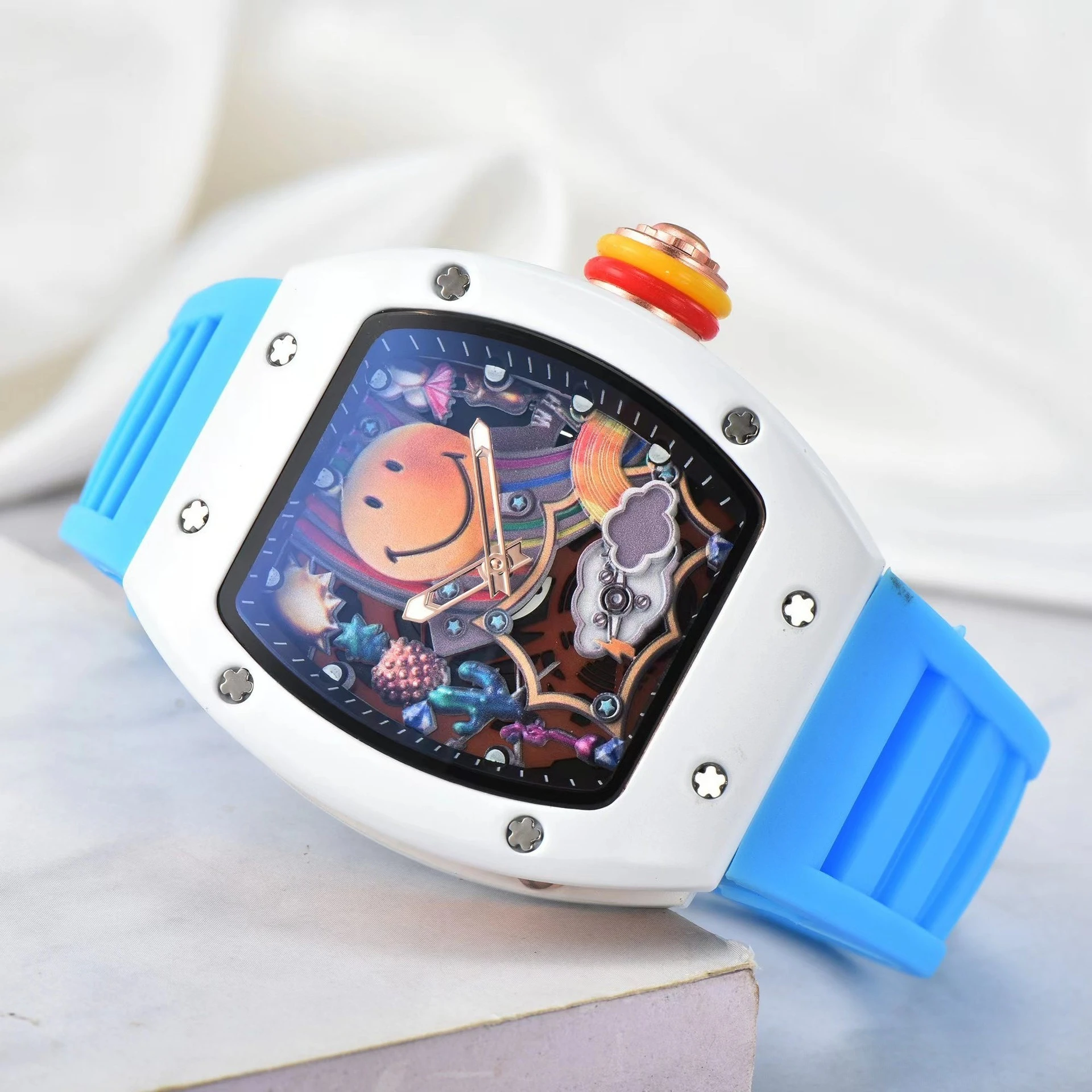 العلامة التجارية الفاخرة للرجال كوارتز ساعة عالية الجودة موضة كرونوغراف الأعمال عادية قسط ساعة مصمم نمط ساعة اليد