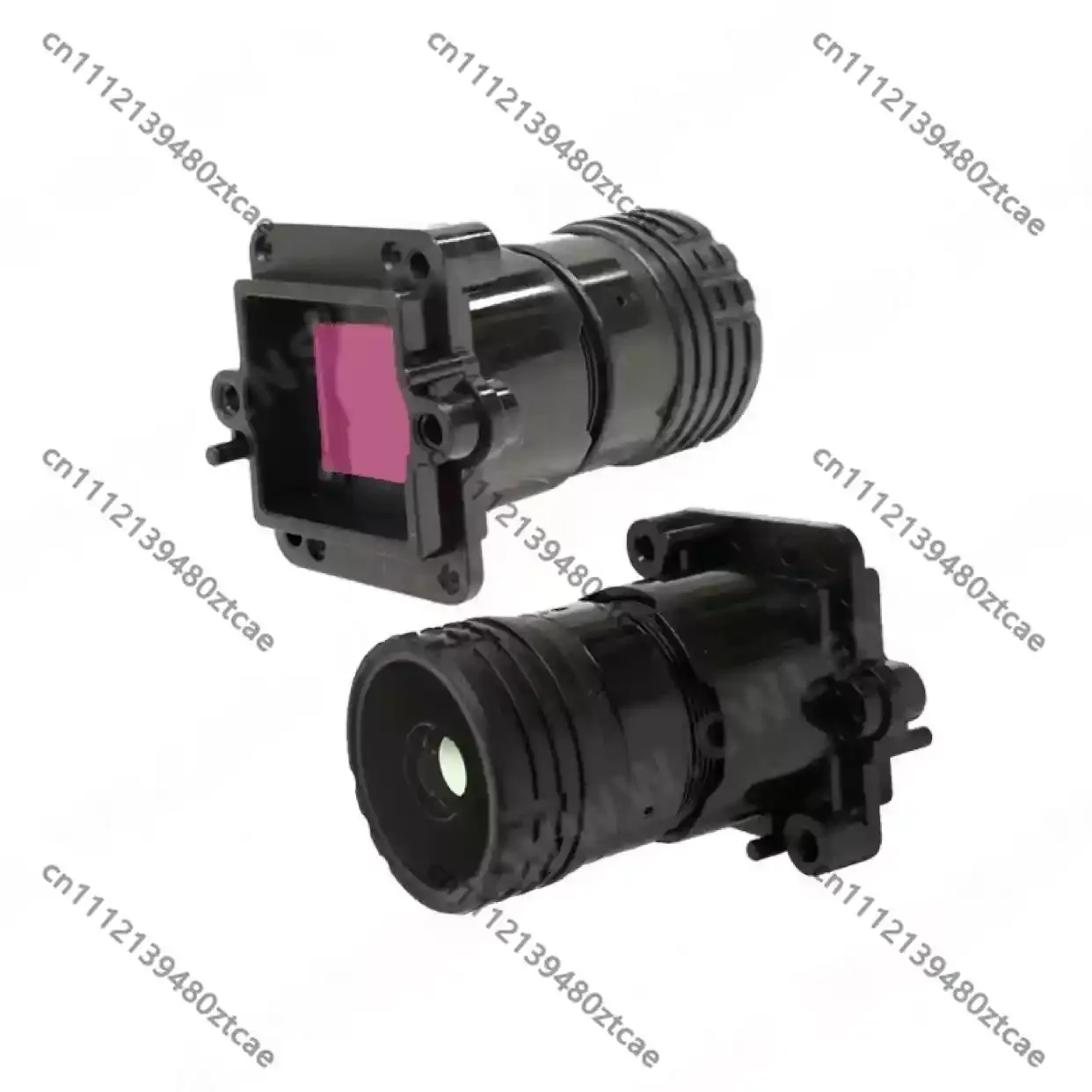 M16 Interface Black Light Security Lens 4mm F1.0 Aperture Full Color Night Vision Lens With White Light Holder
