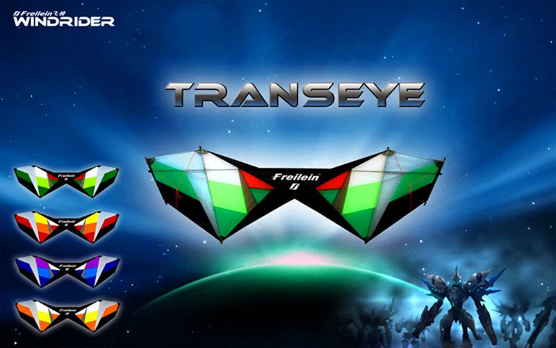 Freilein Kites โรงงาน Quad Line Stunt Kite Flying Walk In Sky เกมกลางแจ้งของเล่นกีฬา SPINNING TOP เชือก volantin Kite REEL