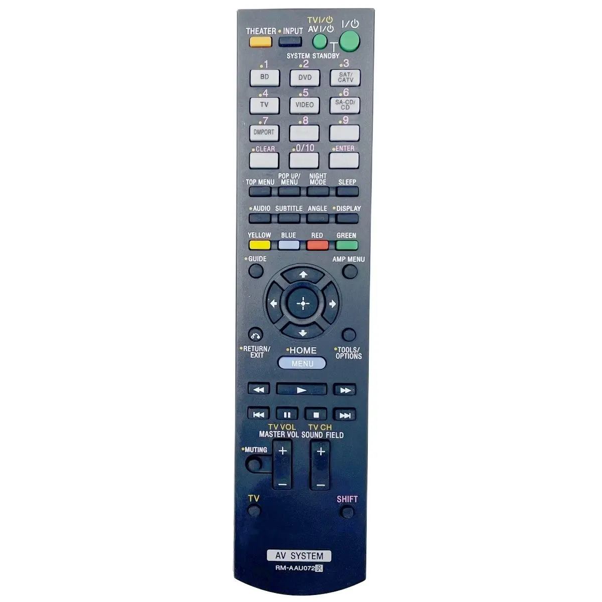 

Remote Control RM-AAU072 For SONY AV SYSTEM HT-CT150 HT-CT150HP HT-CT350 Sound Bar System