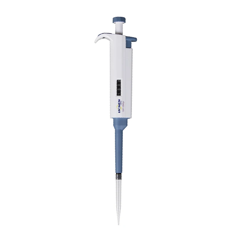 Micro Pipette Adjustable Large Capacity Sample Adding and Discharging Gun Single Channel Pipette Gun Suction Head