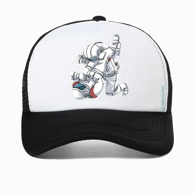 iu Jitsu men hat funny Astronaut BJJ MMA Mens Brazilian Jujitsu Baseball Cap Adjustable Mesh Breathable Trucker hats