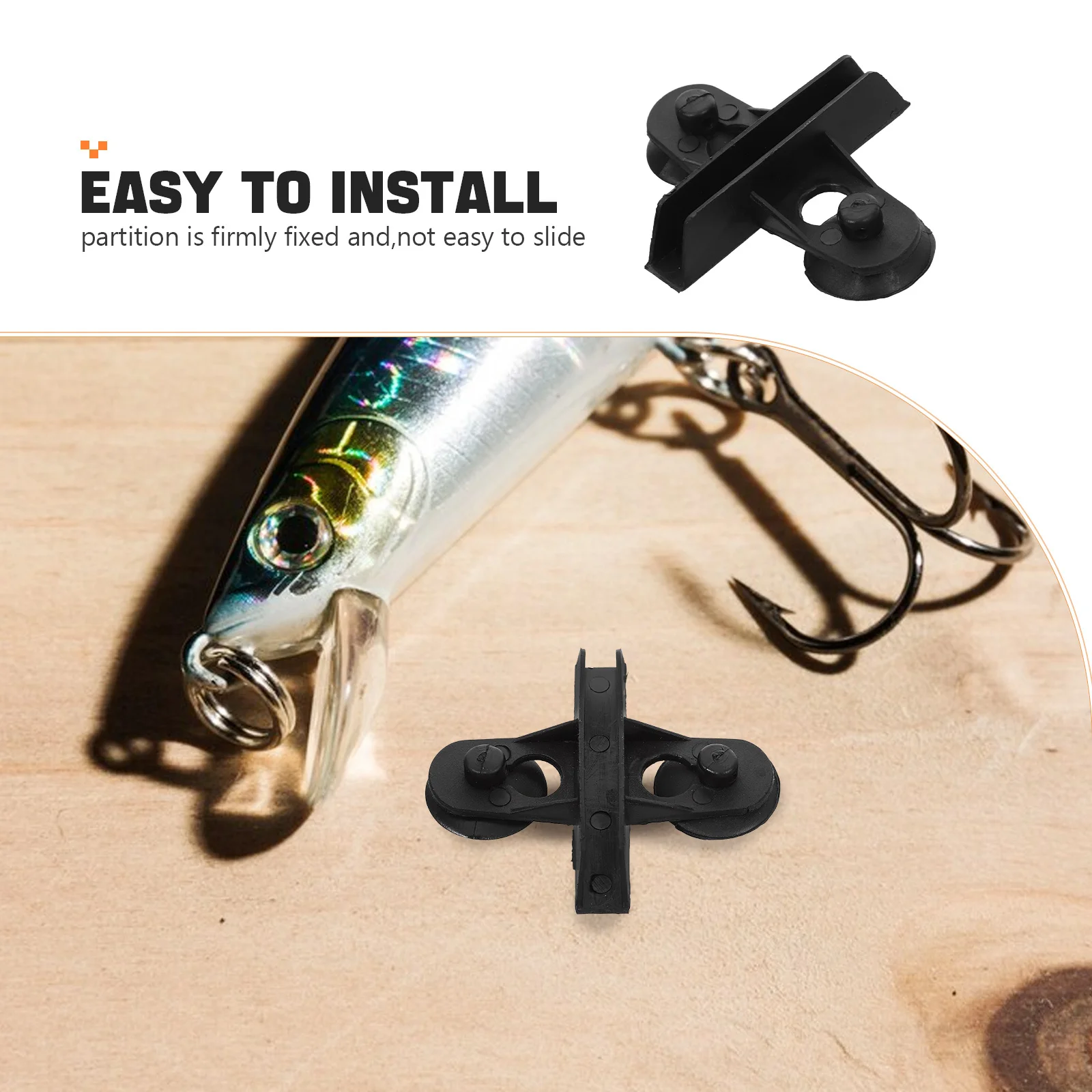 

25Pcs Fish Tank Divider Clips Aquarium Partition Plastic Adjustable Non-Slip Easy Installation Secure Fix Aquarium Accessories