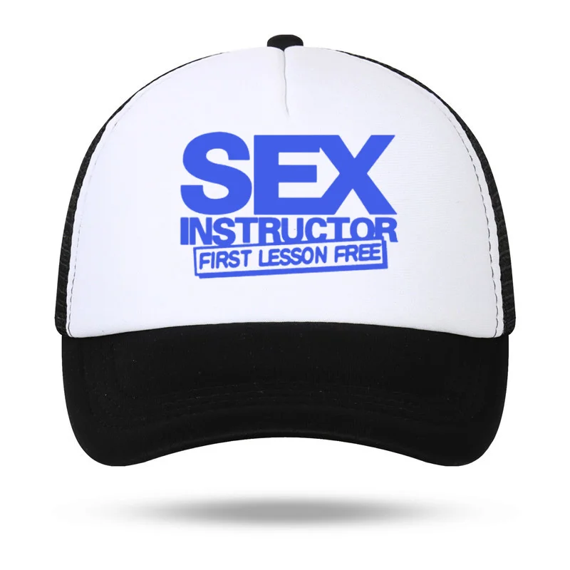 Baseball Cap Funny Sex Instructor Creative Casual Men Women Parent-child Hats Mesh Visor Outdoor Sun Hat Adjustable Caps