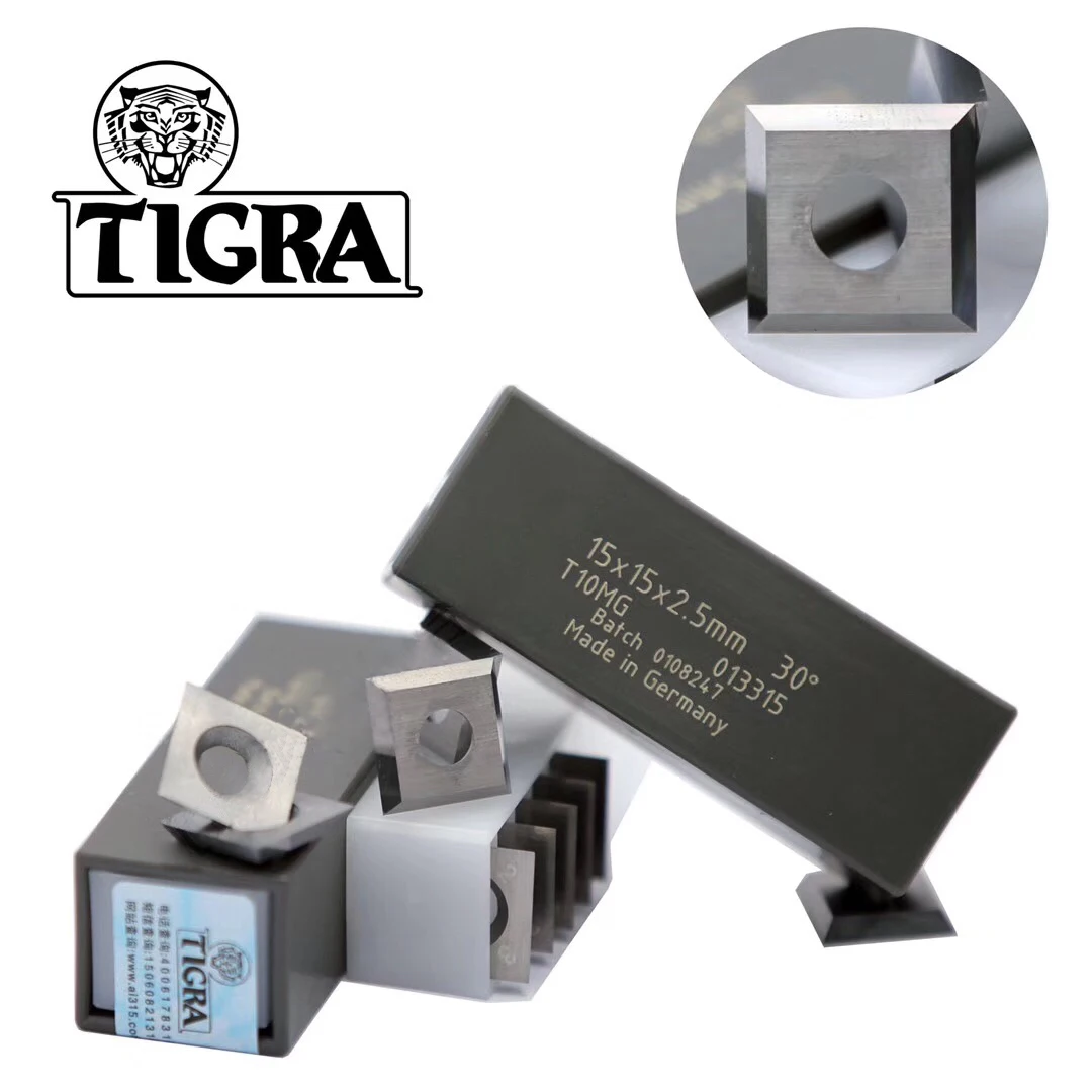 TIGRA Brand Spiral Cutter Head Square Replacement Blade Knives