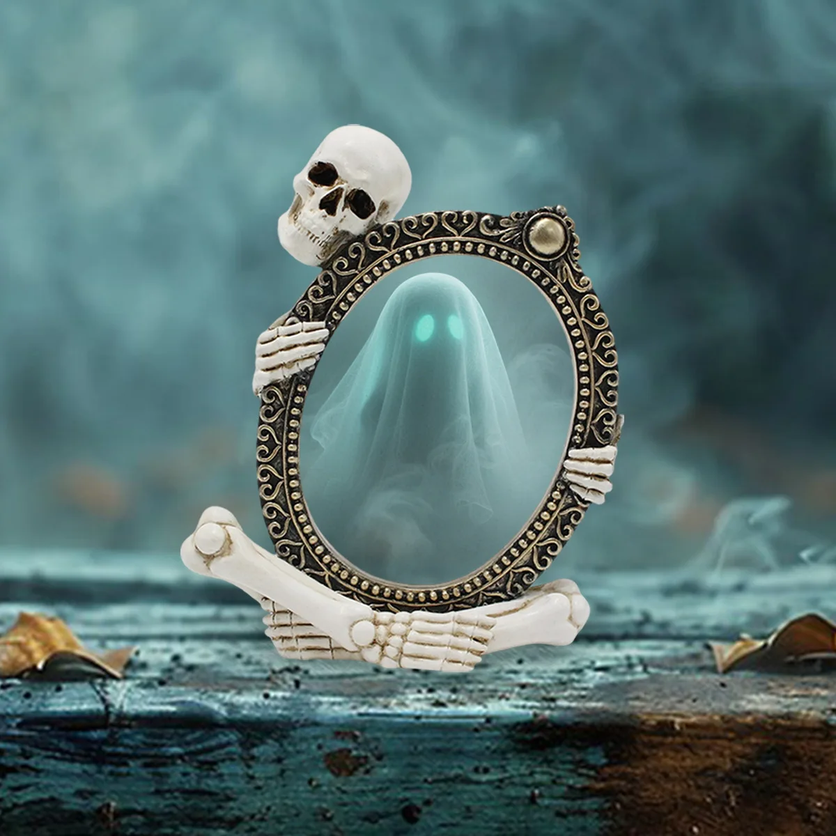 

Cross-border new skeleton frames, Halloween ghost decorations, framed skeletons create a thrilling dark and scary atmosphere