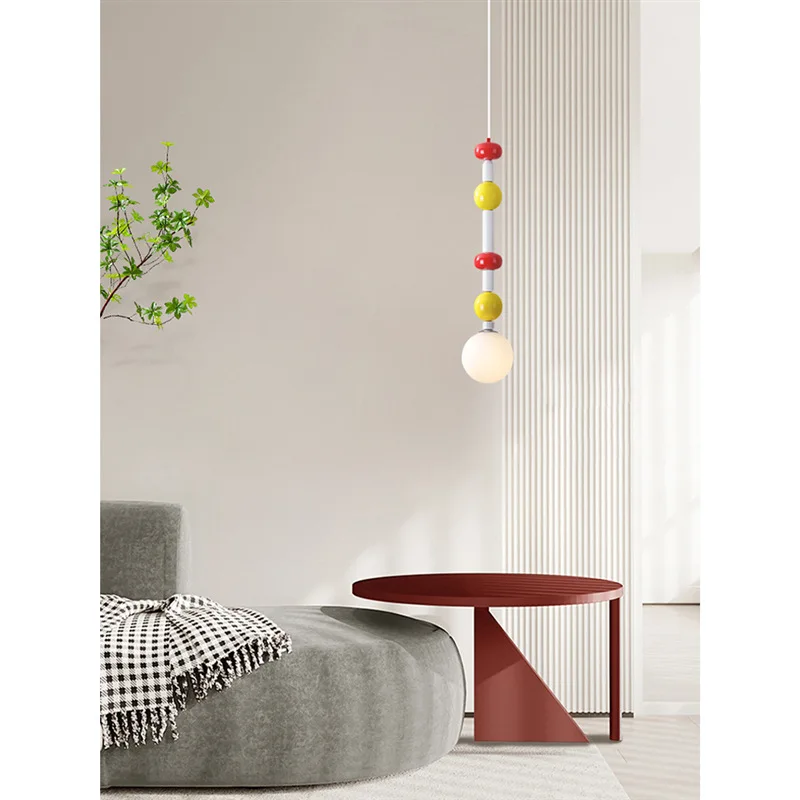 Nordic Color Children's Room Pendant Ins Creative Modern Simple Bedroom Study Living Room LED Eye Protection Lamp