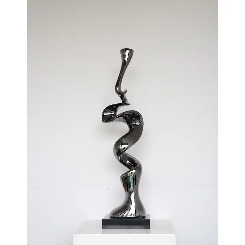 Rich in modern minimalist abstract ornaments, living room home decoration porch office transparent resin handicrafts