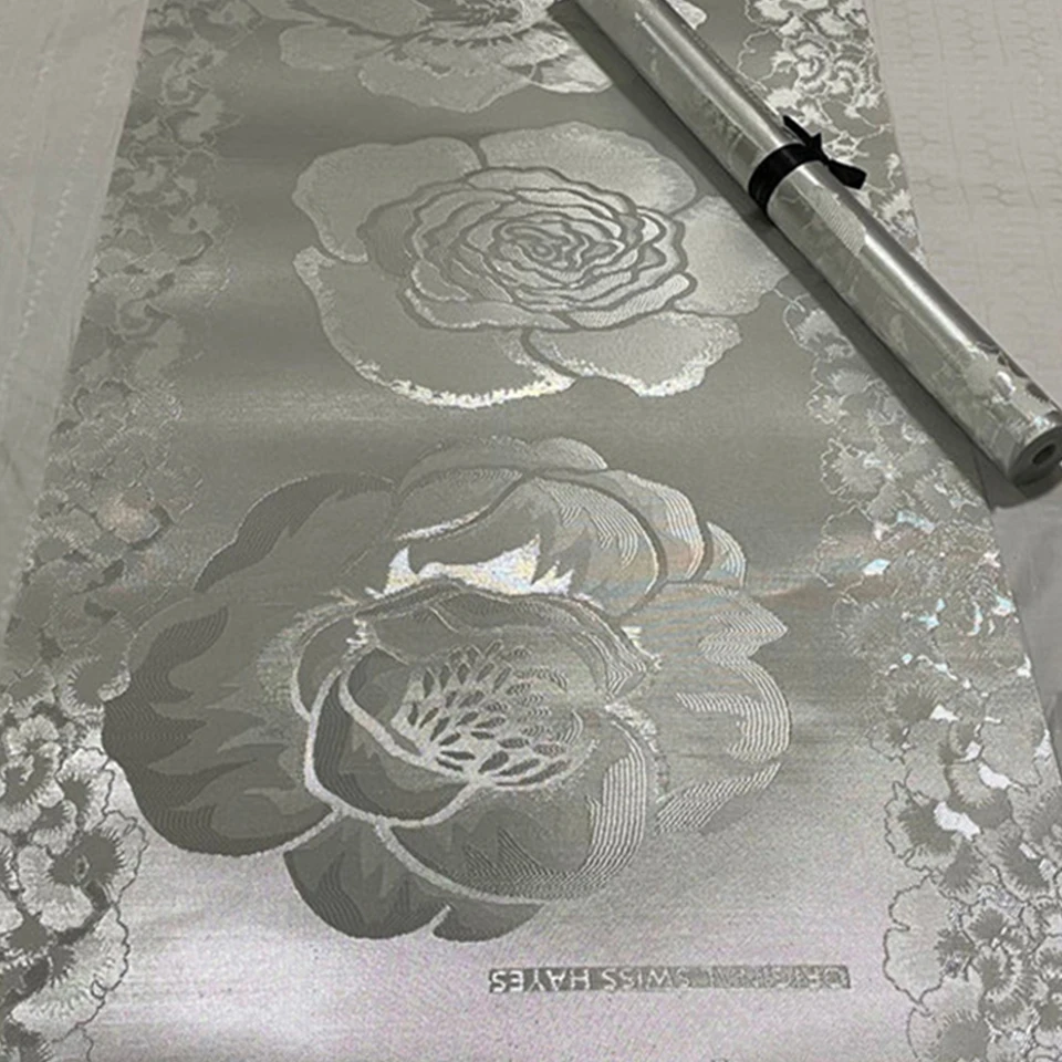 

African Cultural Wedding Set - 2PC Luxury Gele & Ipele, Swiss Grand Hayes Style Nigerian Sego Headtie for Bridal & Events TX-4-1