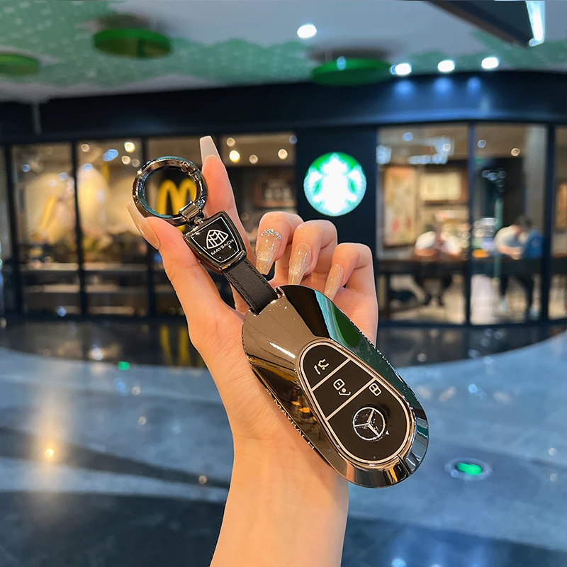 For Mercedes Benz S450L Key Protection Cover New S-Class S400L Package 22 S500L Shell S480S580 Maybach Premium