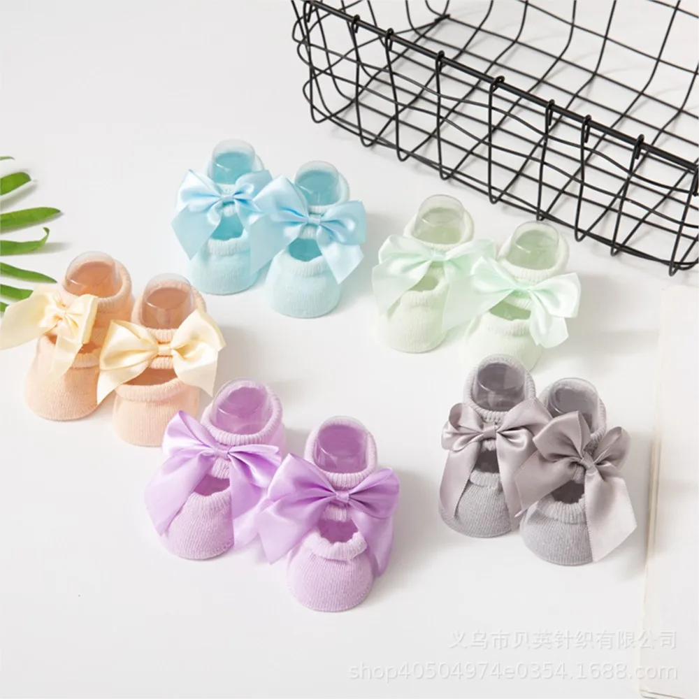 Children's Cotton Baby Socks Hosiery Period Baby Socks Silicone Non-slip Floor Hollow Out Wing Bost Socks Newborn Shoes