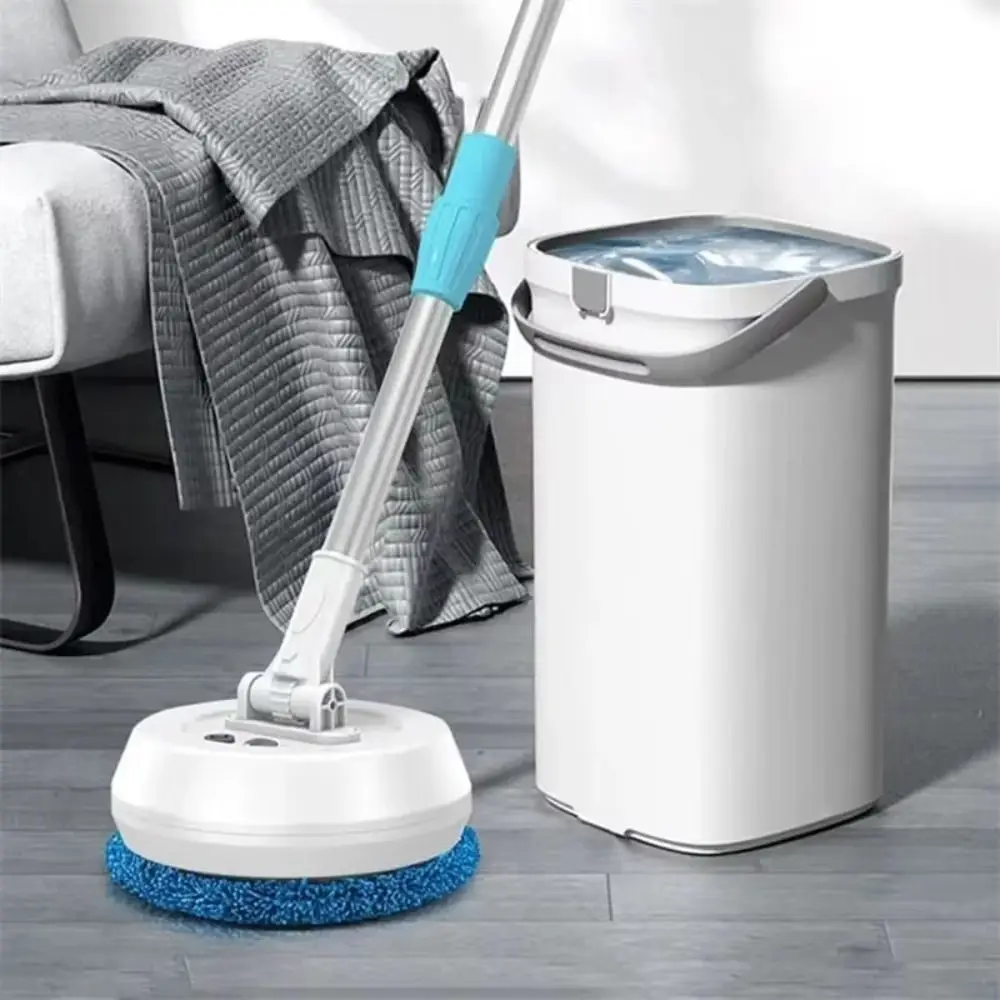 Wireless Electric Mop Cleaning Machine Automatic 2 in 1 Spin Floor Cleaning Tool Dry and Wet Window Dust Scrubber