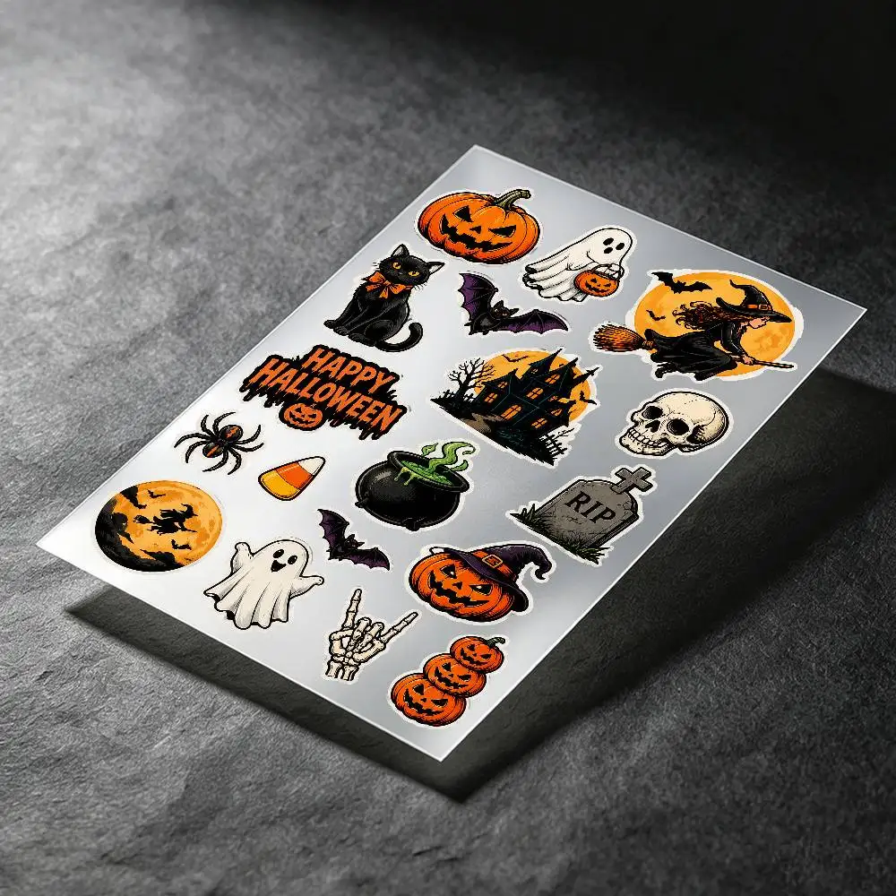 Halloween Stickers Auto Body Bumper Windows Motorcycle Laptop Walls Vinyl Decal Car Tuning Accessories