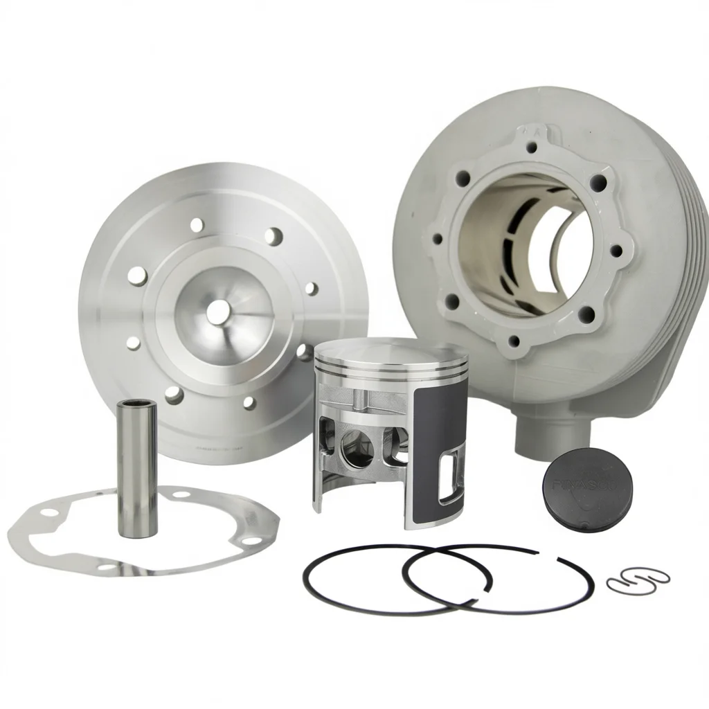 New Pinasco 190cc Vespone RX Aluminum 2-Stroke Cylinder Kit for Scooter Motorcycles High Performance Cylinder Heads Model