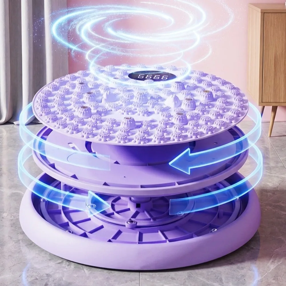 Wriggling Plate Non-Slip Waist Twisting Disc Turnable Magnetic Twist Machine Intelligent Portable Acupressure Mat Fitness
