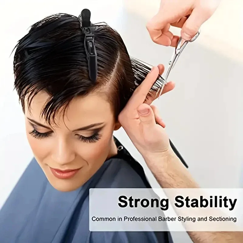 ​​5-30Pieces Crocodile clip Plastic Anti-Slip Hair Clip Black/Pink/White Durable Hairpin Hair Styling Accessories Unisex​
