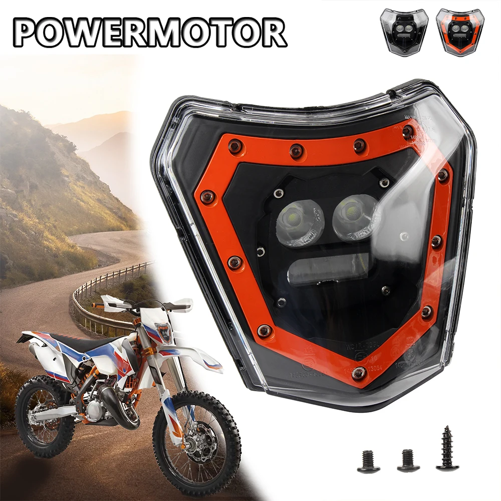 

Motorcycle LED Headlight Wick for KTM EXC SX XCW 125 250 300 350 450 Headlamp Wick Motocross Supermoto Accessories Dirt Bike