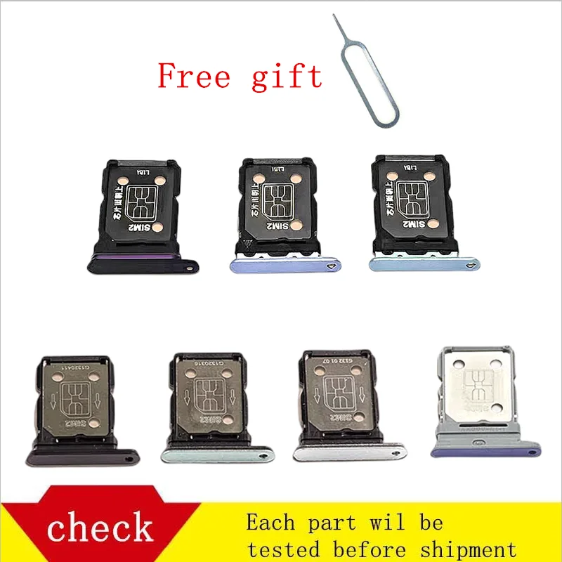

SIM Card Tray Holder, Slot Adapter and Micro SD Card, Free Eject Pin Key,for OPPO Reno8 Pro +, Reno8Pro +