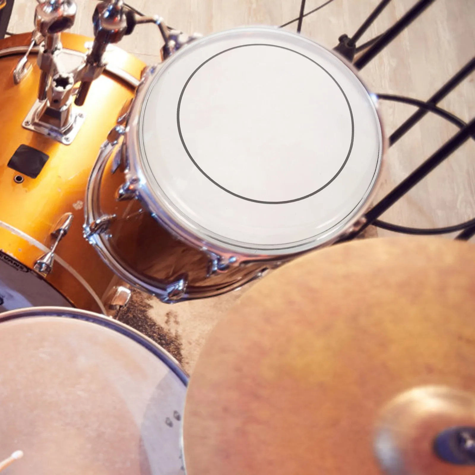 

Двухслойная прозрачная пленка для барабана, 12 дюймов, сменная, для малого барабана, запчасти для ударных музыкальных инструментов