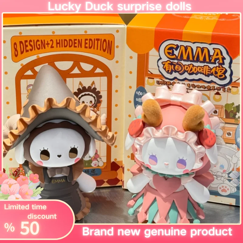 

Action Figure Emma Secret Forest Coffee Shop Series Blind Box Toys Kawaii Anime Figures Dolls Hallowmas/Christmas Kid Toy Gift