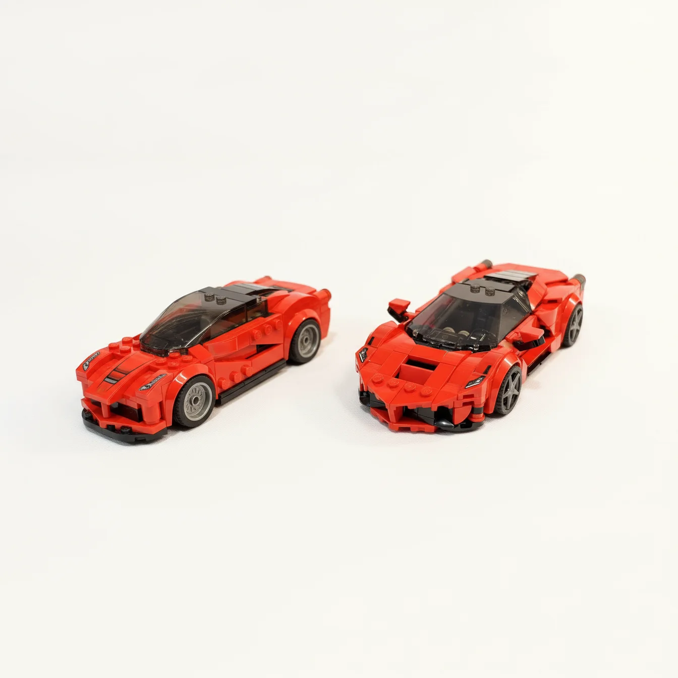 PolaDeer MOC champion DIY 488 Pista City garage Sports Car Building Blocks Assembling model toy brick Children's birthday gifts
