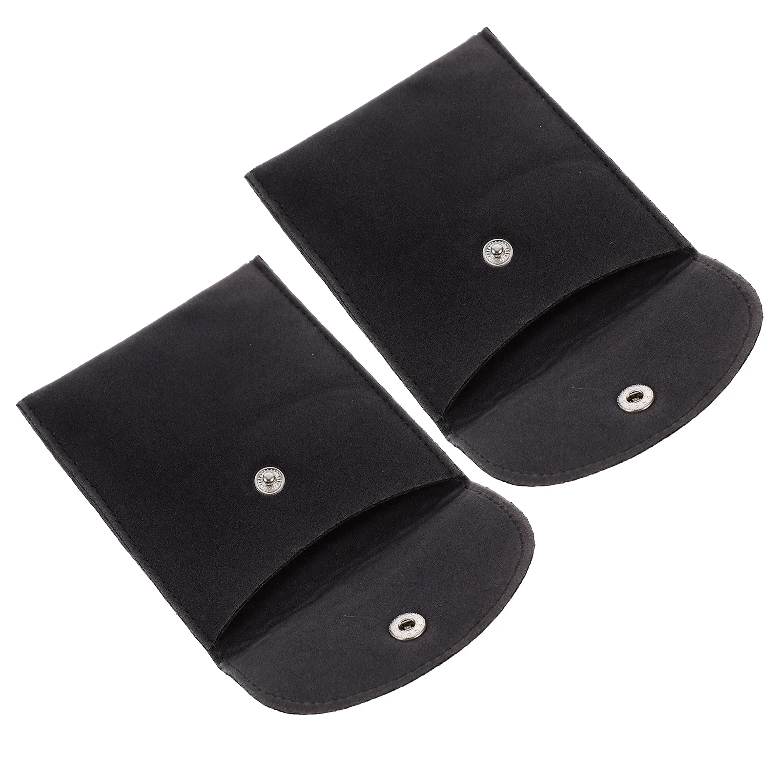 2 Pcs Watch Bracelet Storage Bag Snap Jewelry Purse Gift Packing Pouch Durable Cloth Material Wedding Party Use
