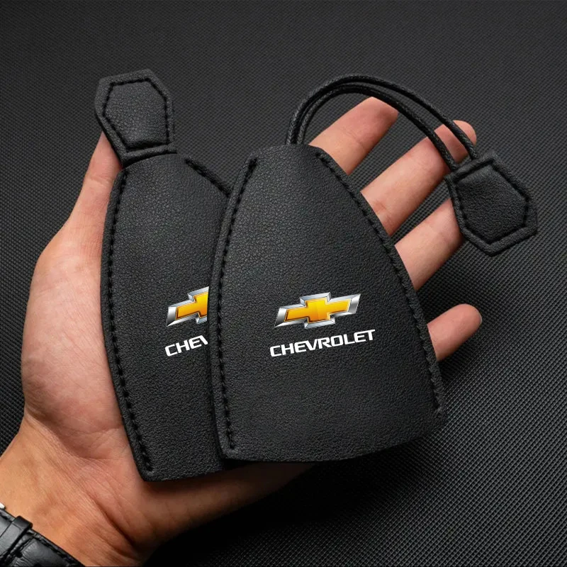 1Pcs Car Key Chain Storage Bag Split Car Key Case Key Case Car Styling For Chevrolet Spark Silverado Trailblazer Cruze Captiva