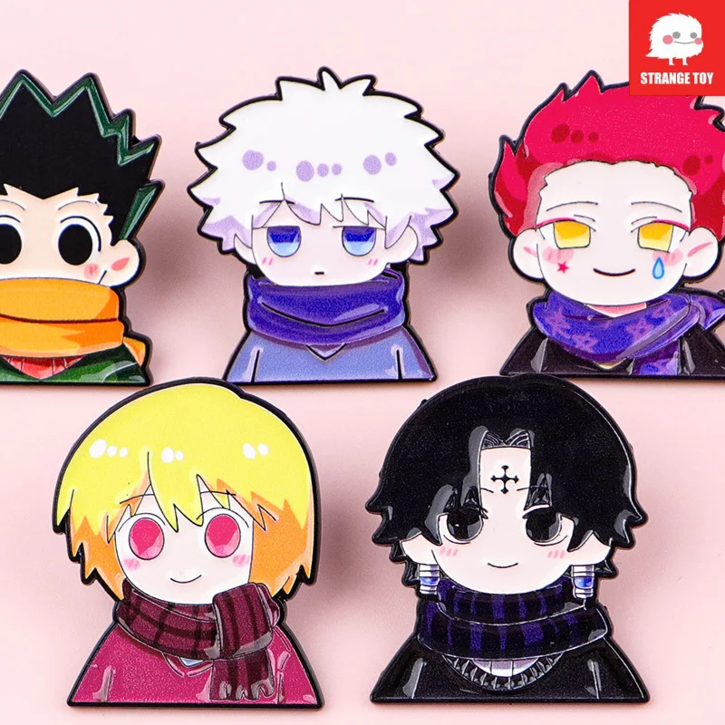 

Брошь для охотника, мультяшный металлический значок, креативная сумочка, персонализированные аксессуары, медаль, брошь для одежды, аксессуары с героями мультфильмов