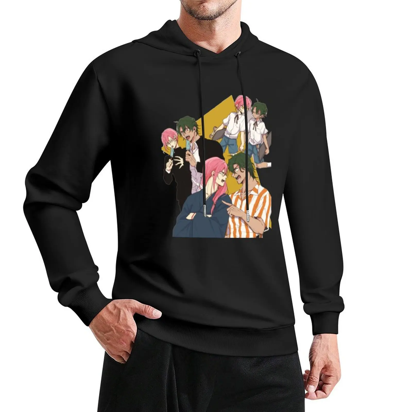 Cherry blossom and Joe sk8 the infinity Pullover Hoodie men's sweat-shirt set japanese hoodie