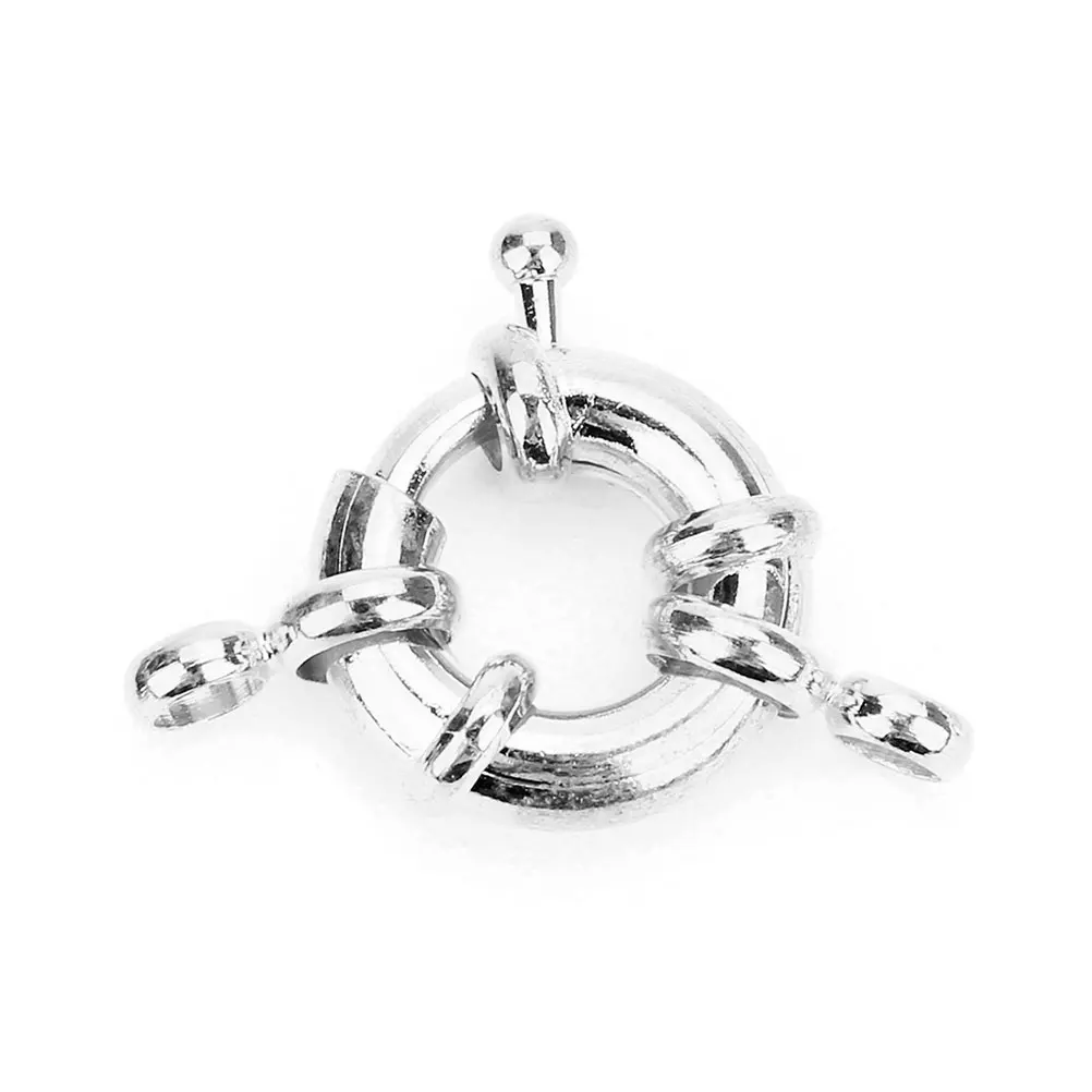 

10Pcs 13mm Golden Q Shape DIY Bracelet Chain Connect Buckle Durable Easy Use Jewelry Clasps for Women Girls Jewerly Clasps