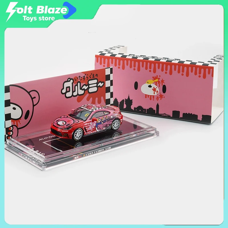 

BMC 1/64 Toyota GR86 Bearbric 2025 Macau GT Race литая под давлением модель автомобиля моделирование коллекционные автомобили украшения для комнаты модели подарок для мальчика