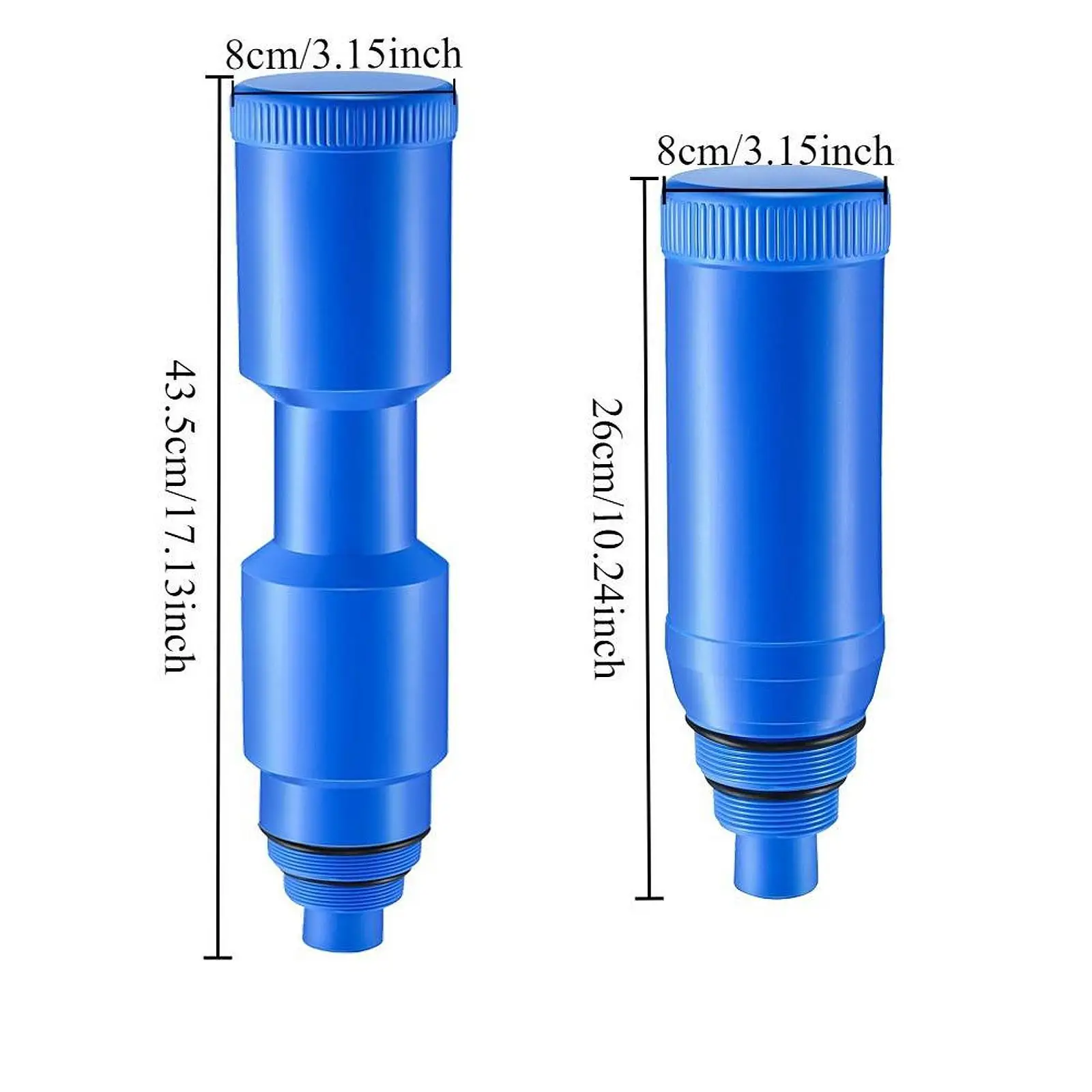 قابس حماية مقشدة حمام السباحة، قابس الشتاء الأساسي للمقشدات الملولبة #6