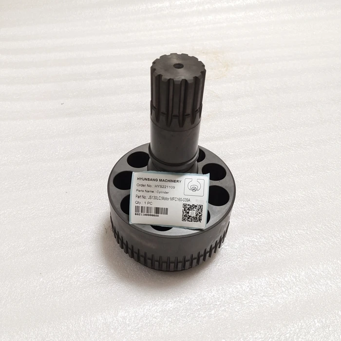 Hyunsang Spare Parts Cylinder Block MFC160-039A for JS130LC Excavator