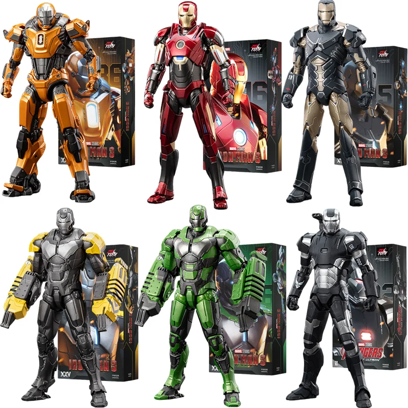 

NEW Original ZD Iron Man Tony Stark MK26 MK35 MK15 MK16 MK25 Gears Ff War MK2 Action Figure Collecting Model Toys Birthday Gifts