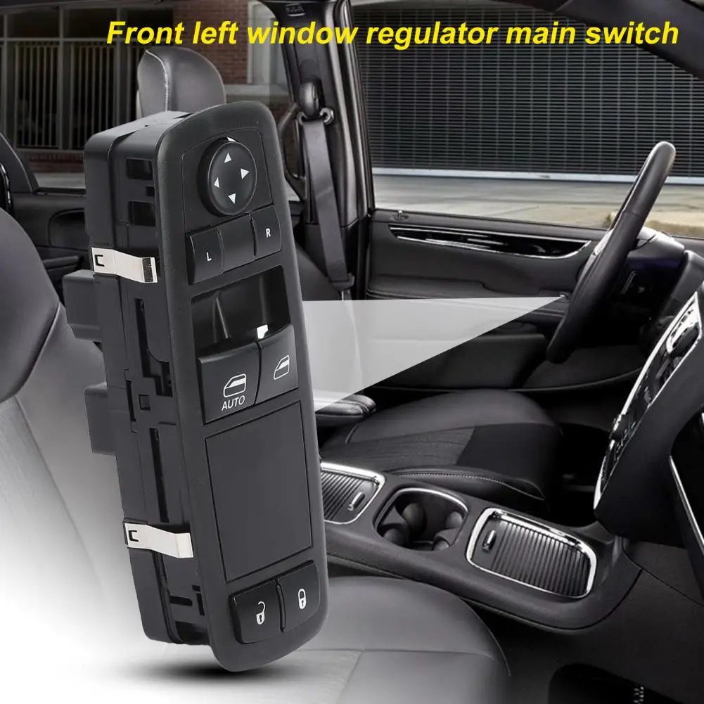 

Window Lifter Switch Sensitive Replacement Power Window Switch ABS Black Power Window Control Switch 04602627AG for