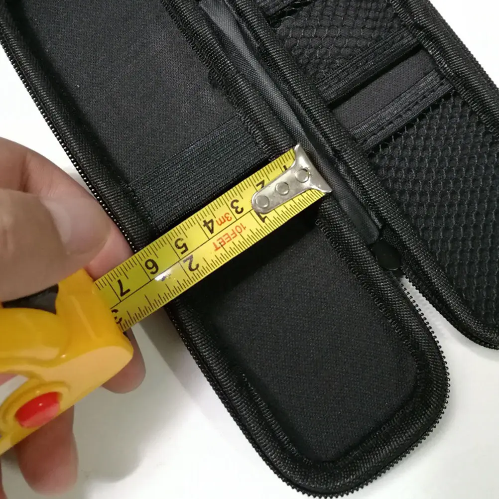 Black Pencil Case – Shockproof Anti-Fall Durable Pen Holder for Students, School Stationery Storage
