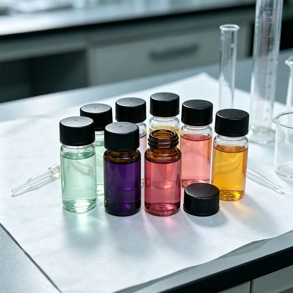 5ml Glass Clear Amber Small Medicine Bottles brown Sample Vials Laboratory Powder Reagent bottle Containers Screw Lids