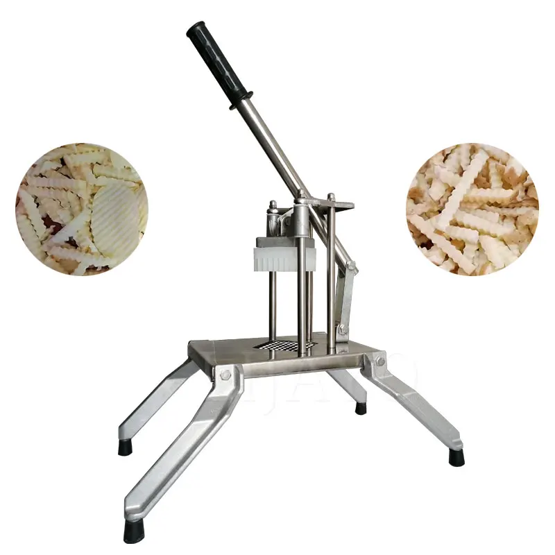 Komercyjne nóż do wycinania fali do cięcia krajalnica do chipsów zębów wilka