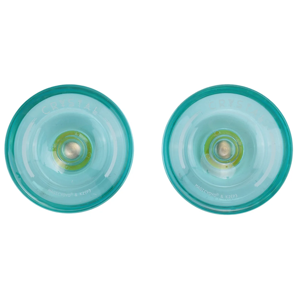 MAGICYOYO K2 Plus Yoyo sensible de cristal, yo-yo de doble propósito con rodamiento no sensible de repuesto para intermedio, Verde