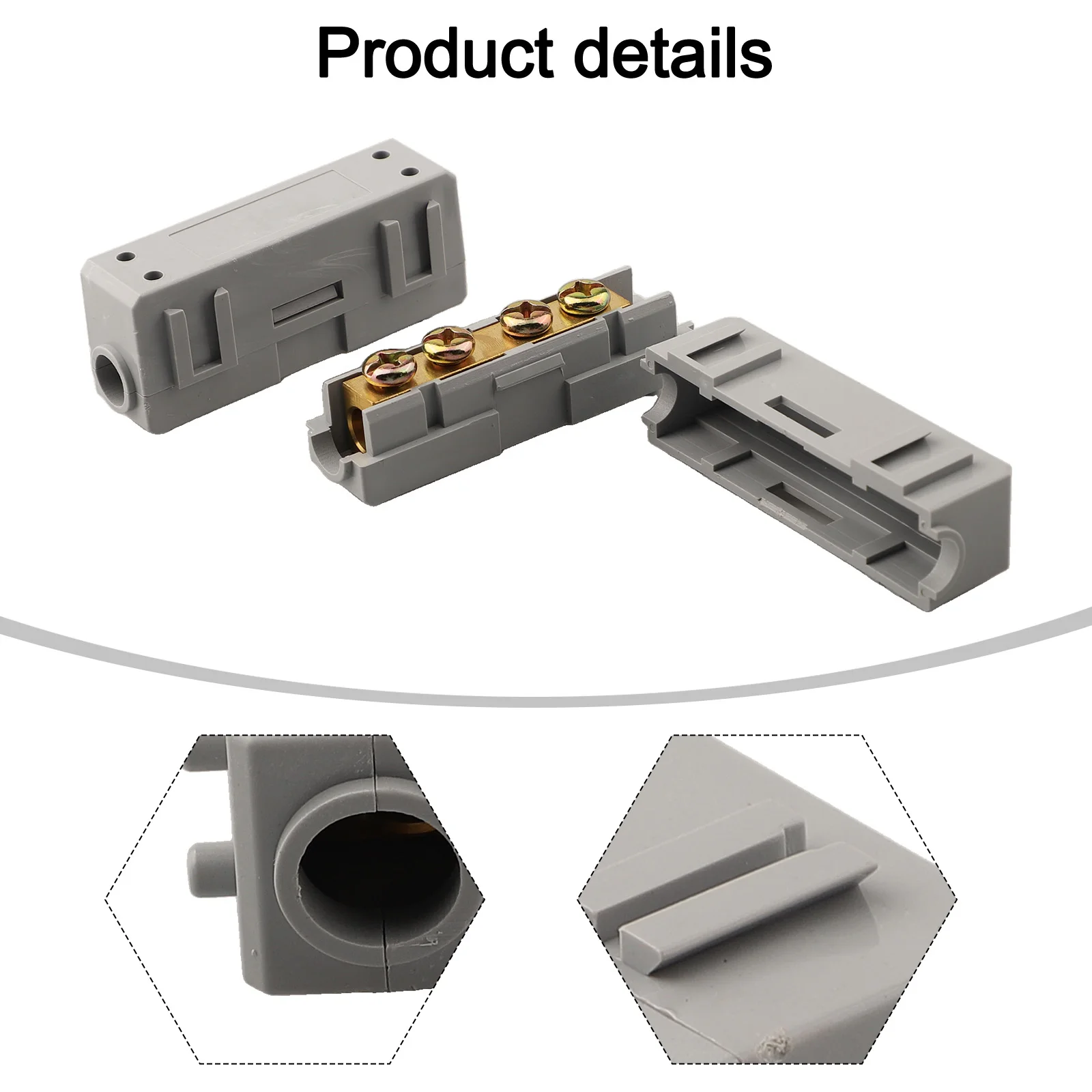 Wiring Installation 75*32*24mm Wire Connector High Voltage Rated Insulation Performance Self-Extinguishing Material