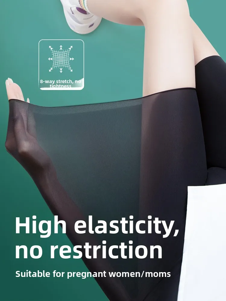 초박형 5부 아크스킨 팬츠 여성용 여름 야외 활동용 타이트 블라 베이스 레이어 사이클링 요가 팬츠 플러스 사이즈...