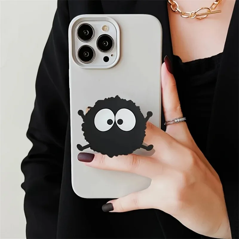 3D Cute Little Furball Phone Holder Griptok Finger Ring Support For iPhone Samsung Cases Grip Tok Socket Bracket Girl Gift - náhled 6
