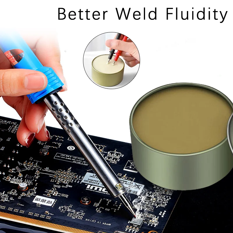 Imagem -02 - Solda Paste Rosin Flux Solda Elétrica Repair Ferro Welding Paste sem Chumbo Solda Tin Componentes de Solda Welding Tool