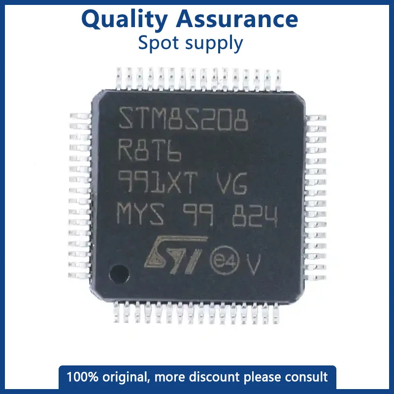 

New Original STM8S208R8T6 STM8S208R8 STM8S208 STM8S STM8 STM IC MCU LQFP-64