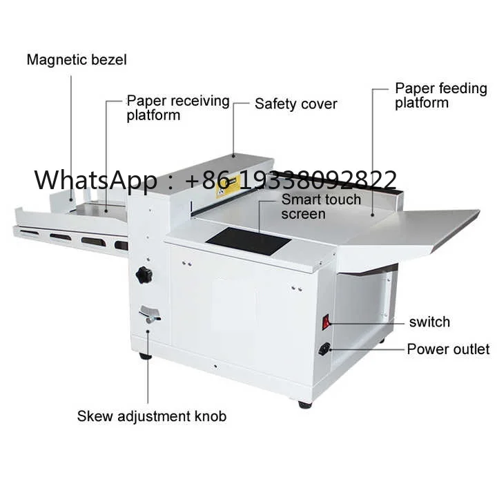350A A3 Size Digital Control Manual Feed Paper Perforating Creasing Machines view 5