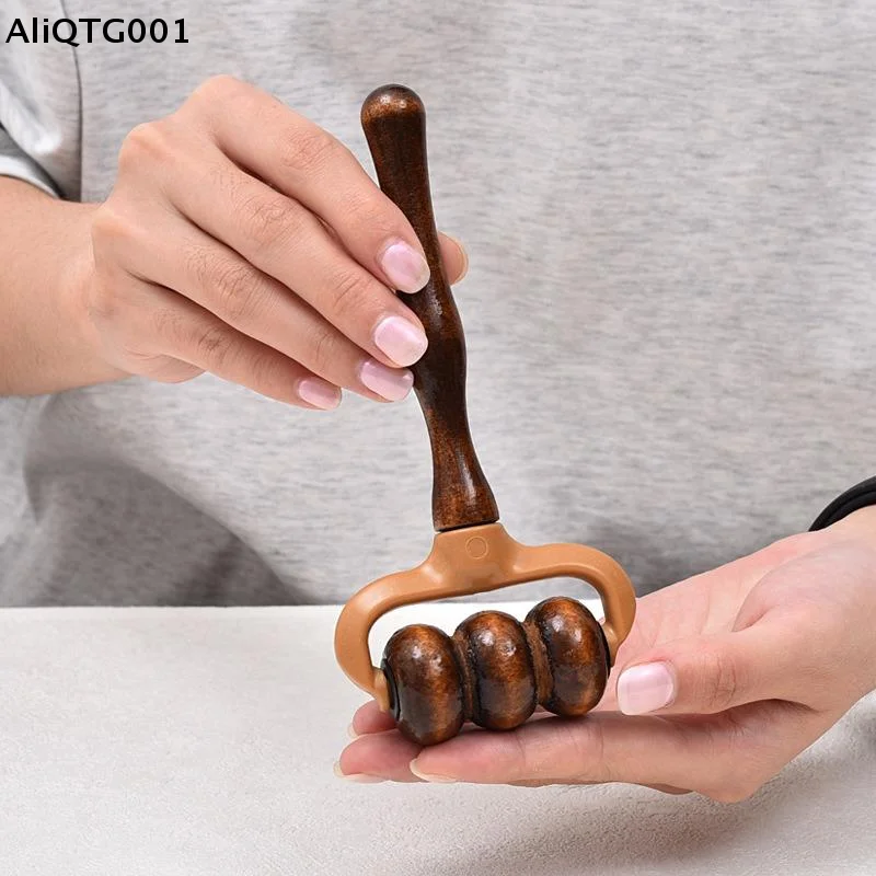 

Ручной деревянный массажный роллер для шеи, плеч и головы - способствует расслаблению мышц и улучшению кровообращения, идеально подходит для использования дома и в офисе.