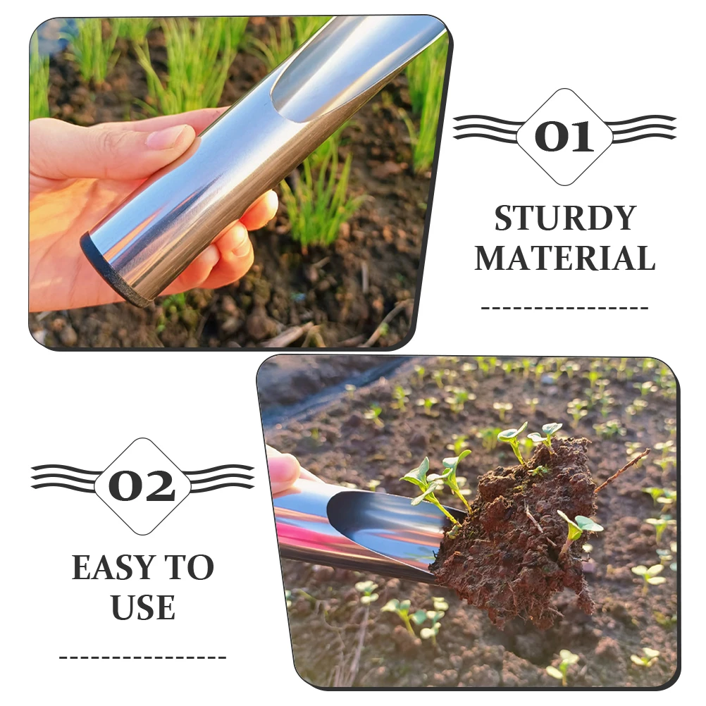 

Stainless Steel Shovel Garden Tool Gardening Scoop Potted Plant Bonsai Soil Planting Scoops Shovels