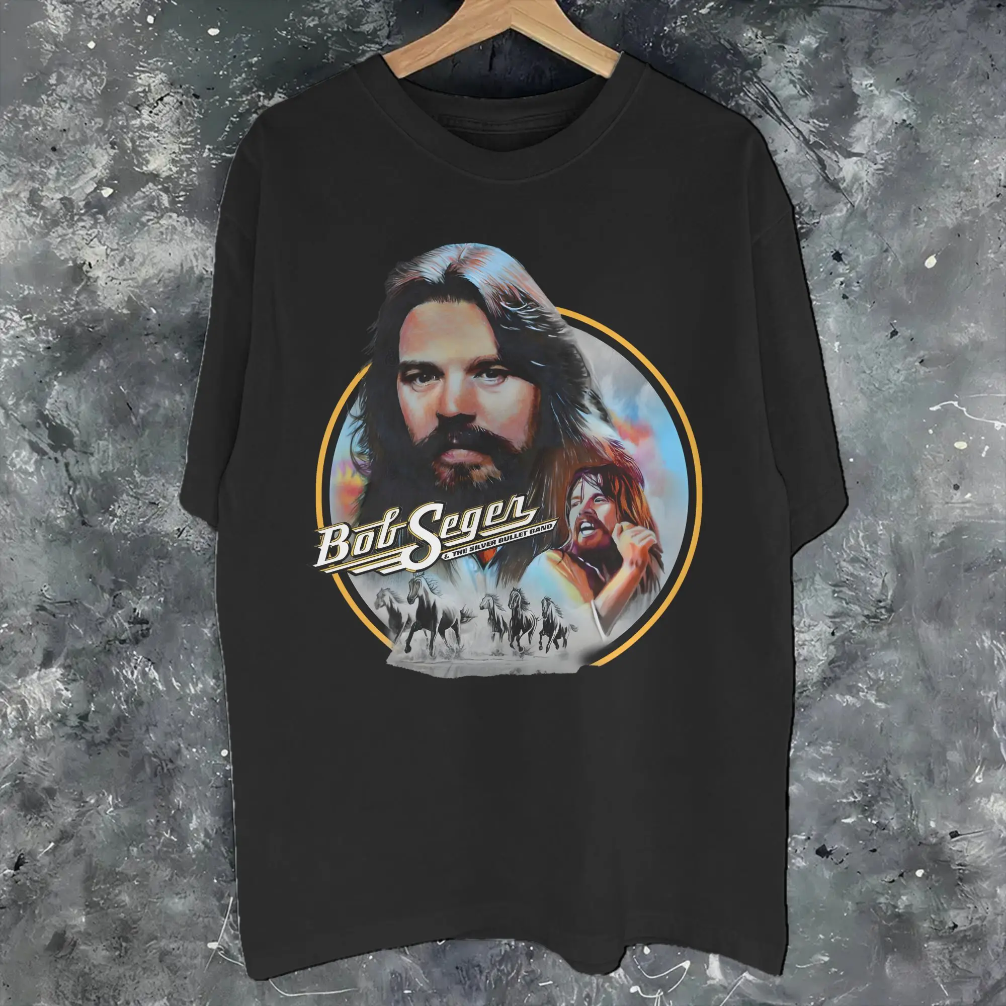 Mens Womens Bobs legend rock and Roll Segers Final Tour  T Shirt Cotton Graphic Print T-Shirt  Clothing Outfits